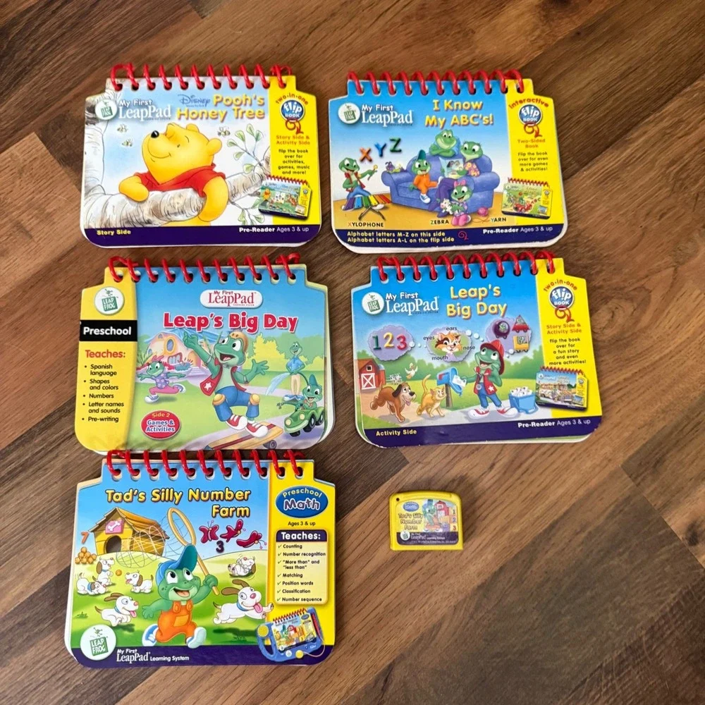 LeapFrog My First LeapPad Learning System School Bus with 4 Books and Cartridge